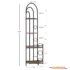 4-Tier Corner Bookshelf, Modern Style, Plant Stand with Metal Frame - Image 4