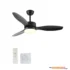 52 inch Indoor/Outdoor Ceiling Fan with LED Select Light Kit - Black