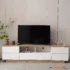 Modern TV stand for TVs up to 80'' , Media Console with Multi-Functional Storage, Entertainment Center with Door Rebound Device, TV cabinet for living room,Bedroom