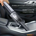 Wireless Silver Car vacuum cleaner wireless car with strong suction handheld vacuum cleaner small mini rechargeable home vacuum cleaner